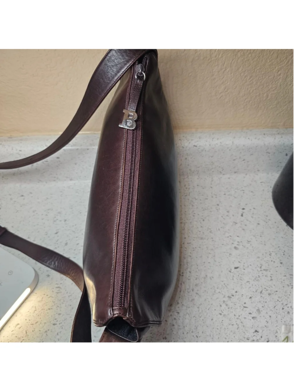 Vintage Bally Brown Leather Shoulder Bag – Made in Italy